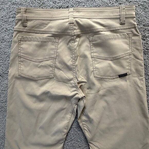 Prana Pants Mens 32Wx32L Brown Slim Fit Hiking Outdoor Adventure - Excel. Cond. - Picture 11 of 13